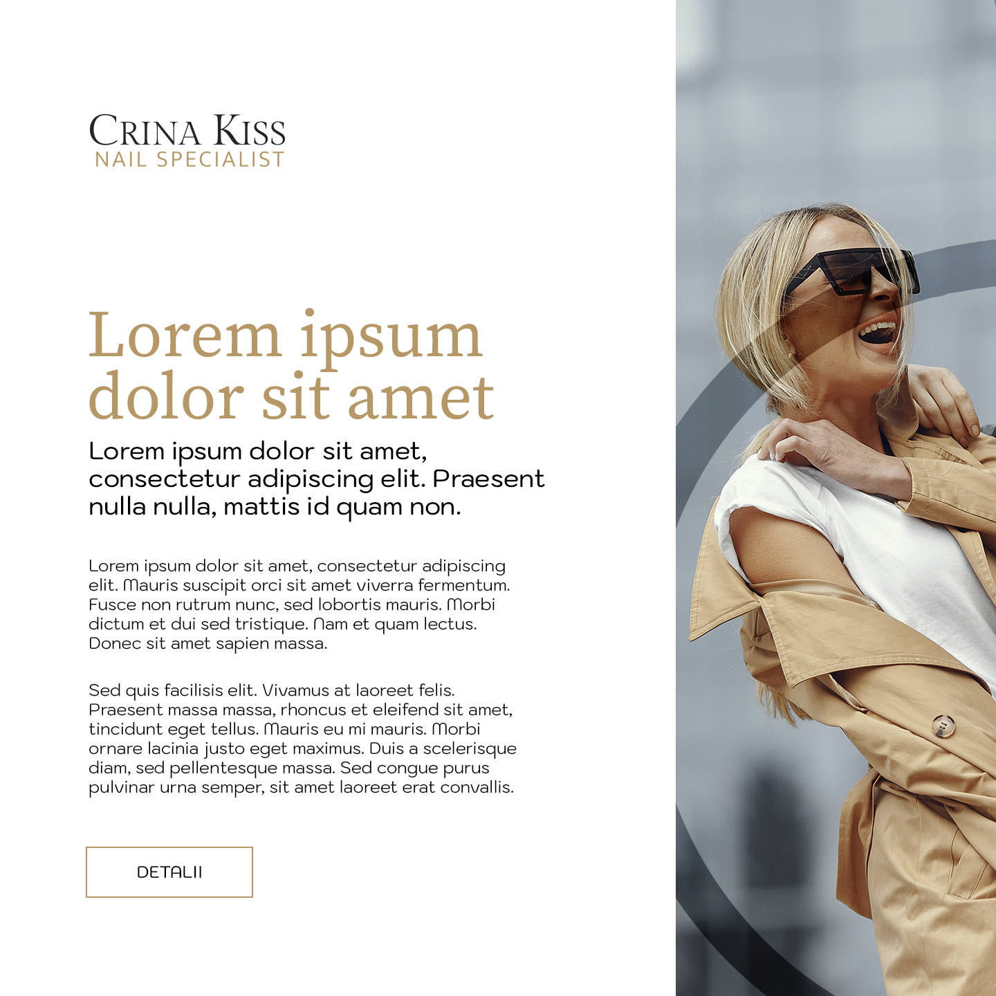 Identitate vizuala Crina Kiss