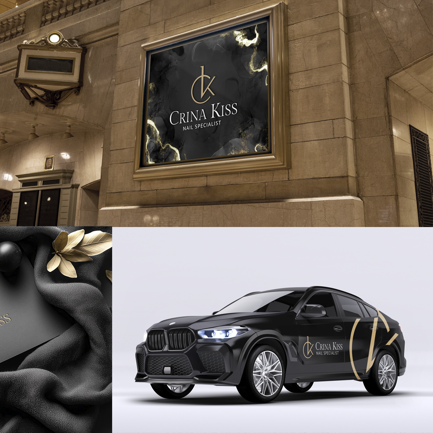 Identitate vizuala Crina Kiss